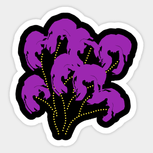 Fantasy flower vector Sticker